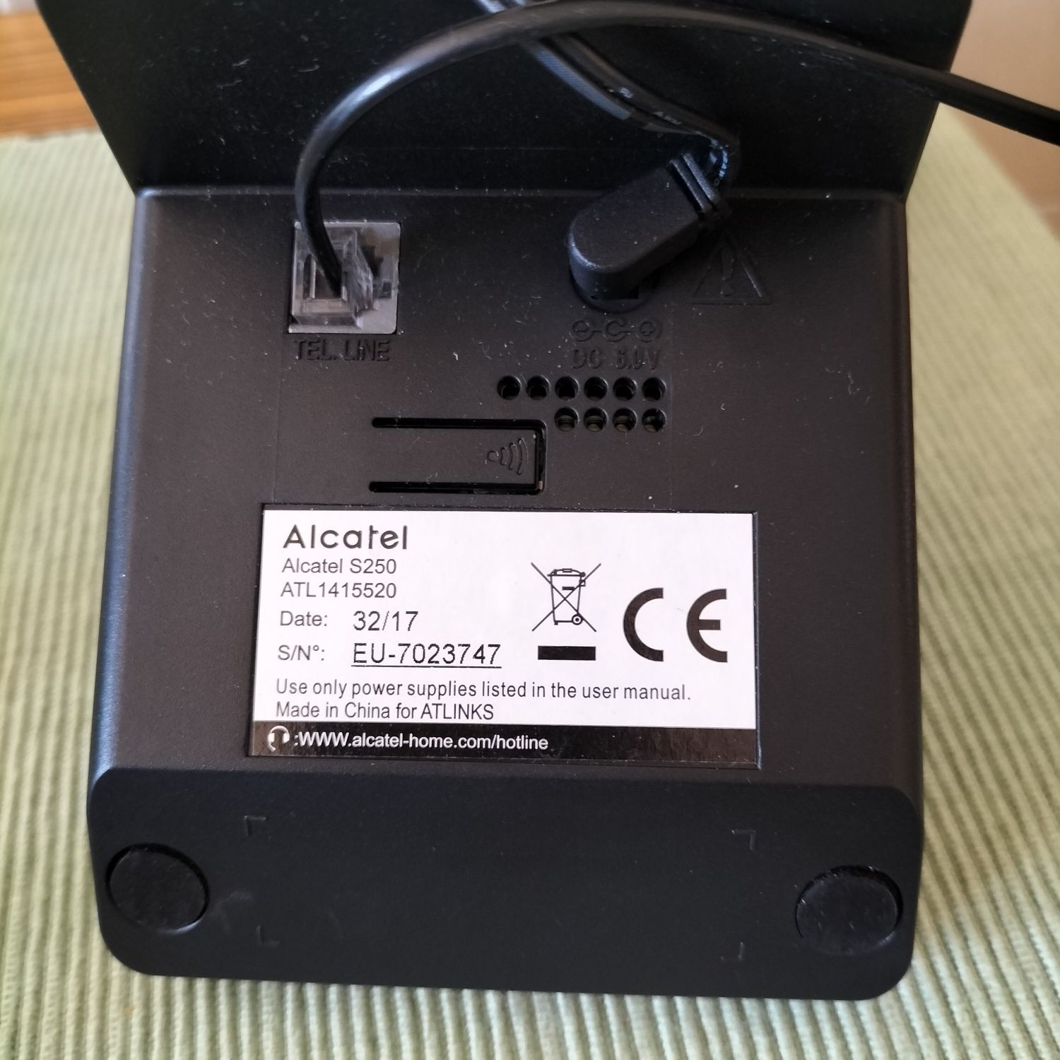 Telefone sem fios Alcatel bom estado, pouco uso