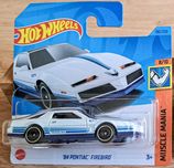 Hot Wheels Pontiac Firebird 1984