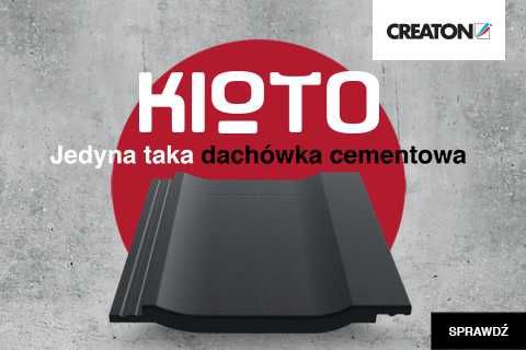 Dachówka cementowa - CREATON KIOTO - piękna nowość!