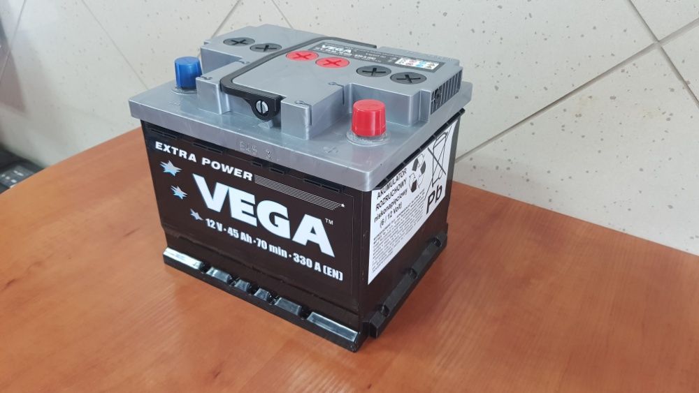 Nowy Akumulator Samochodowy Vega 45Ah 50Ah 52Ah 53Ah P+ L 330A