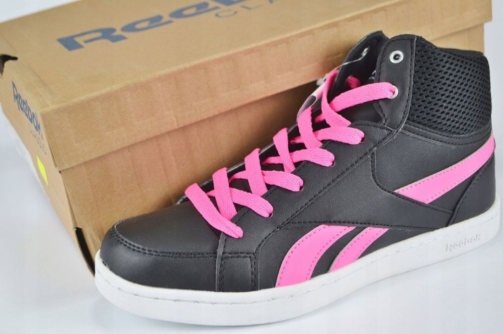 Nowe buty damskie Reebok Royal Prime Mid Black, 38,5, wkładka 24,66 cm