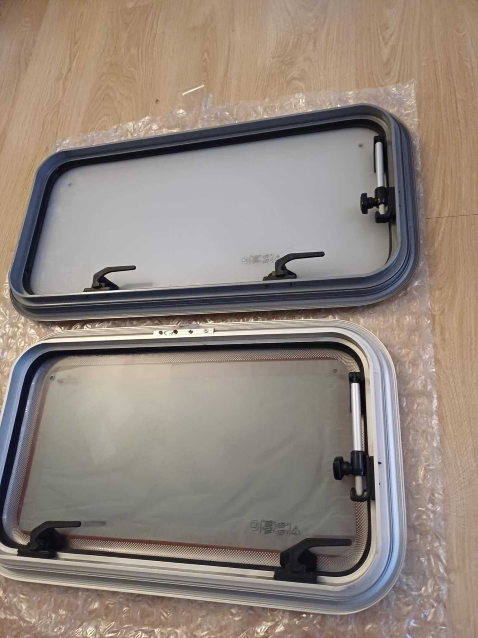 Okno uchylne w ramie 60x35 i 70x35 przyczepa kempingowa kamper