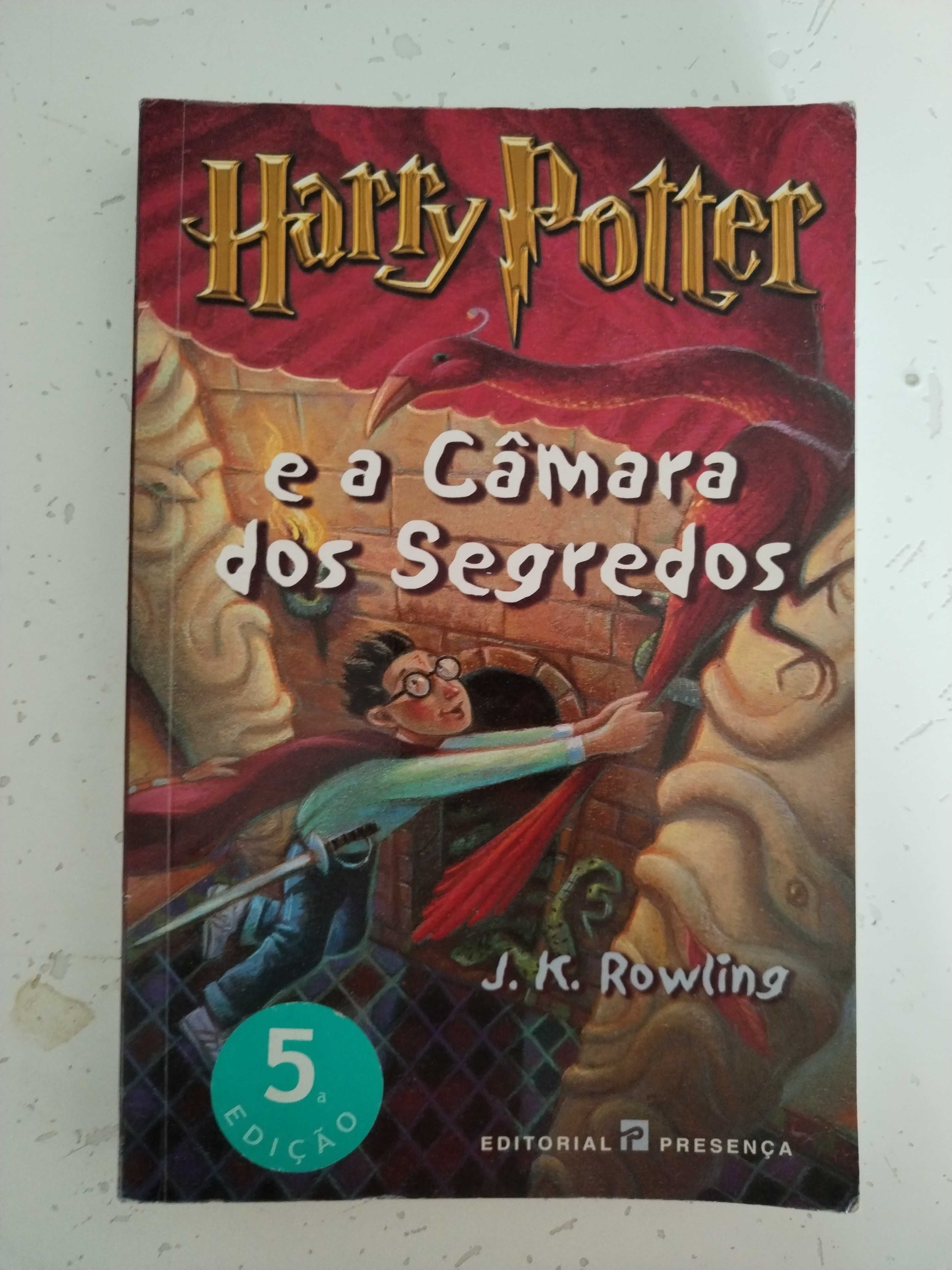 Livros Harry Potter.