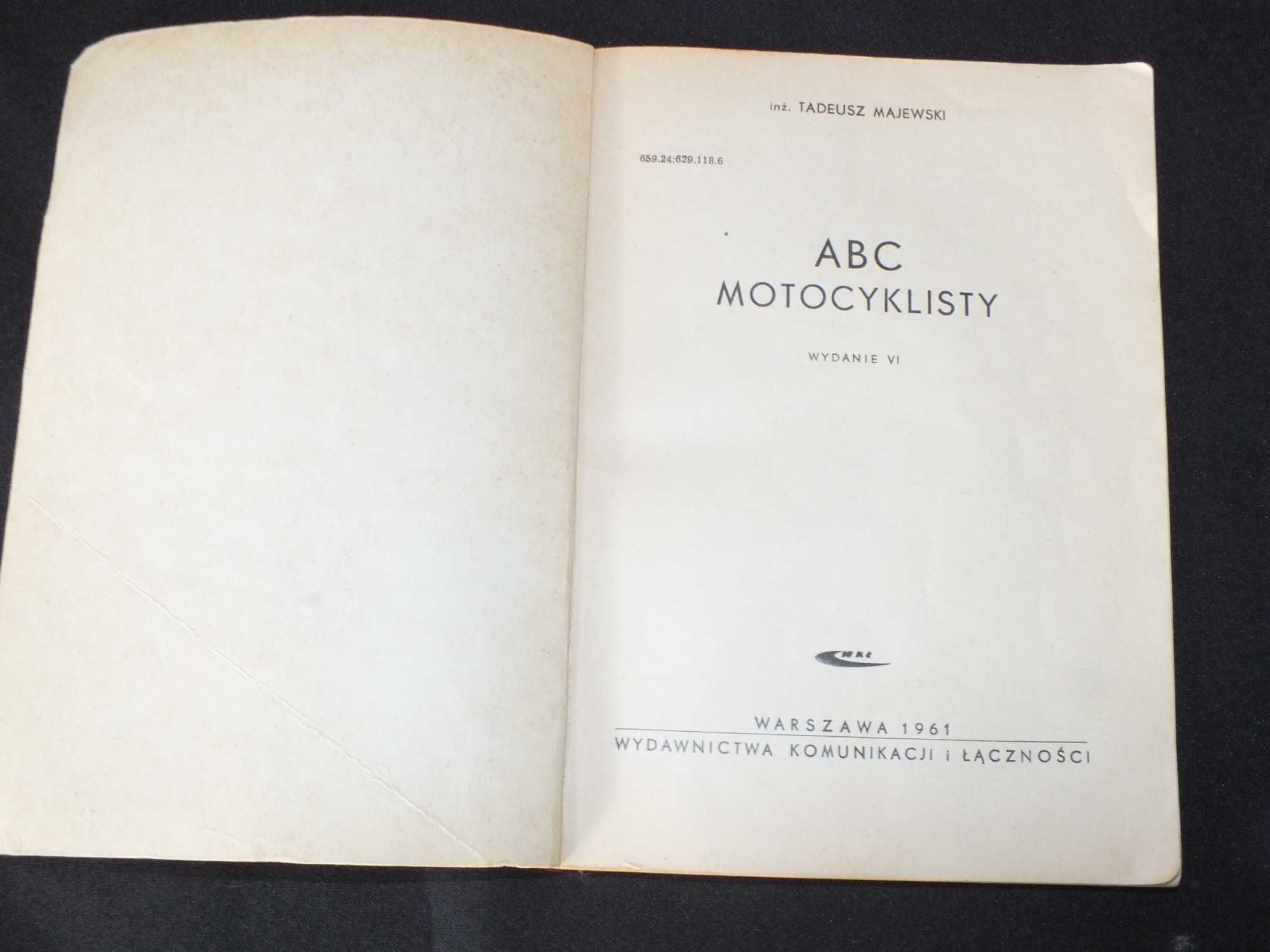 ABC Motocyklisty T. Majewski  WKŁ  1961 r