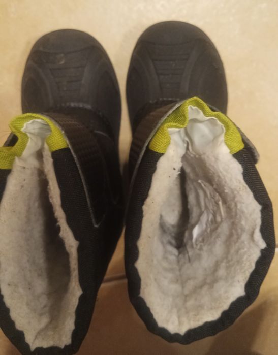 Czarno seledynowe śniegowce 24 free walk