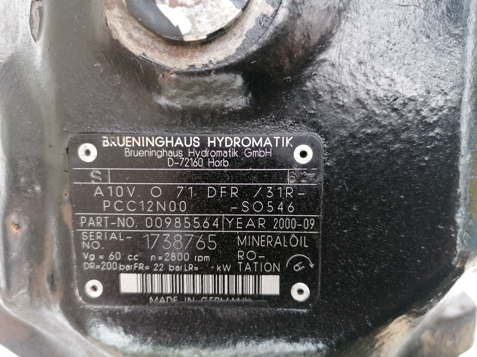 Pompa hydrauliczna Massey Ferguson 8170,8180,8210,8220,8240,8250,8260,