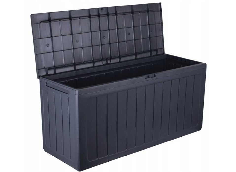 Skrzynia Ogrodowa Schowek Balkonowy 280lAntracyt - Organizer Na Balkon