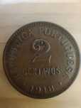 Moeda de 2 centavos 1918