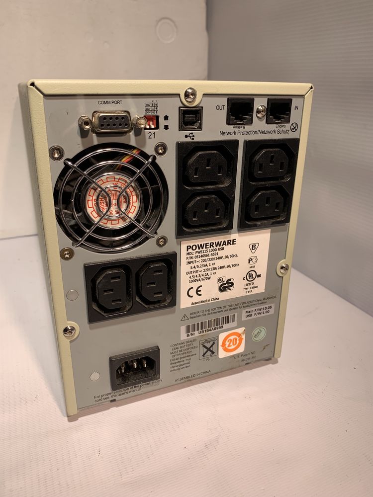 Чиста синусоіда 1000VA безперебійник EATON 5115 1000i USB