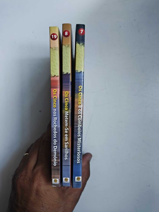 Conjunto de 3 livros Os Cinco
