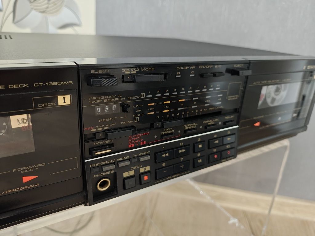Magnetofon kasetowy Pioneer CT-1380WR wysoki model 6,5kg waży