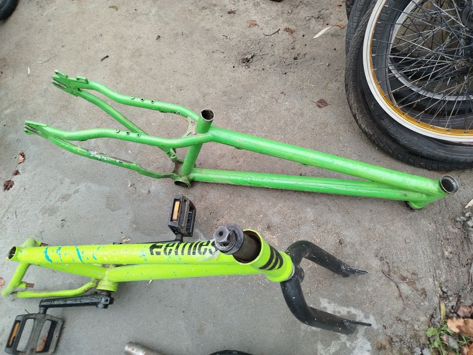 BMX ramy, koła siodełka części