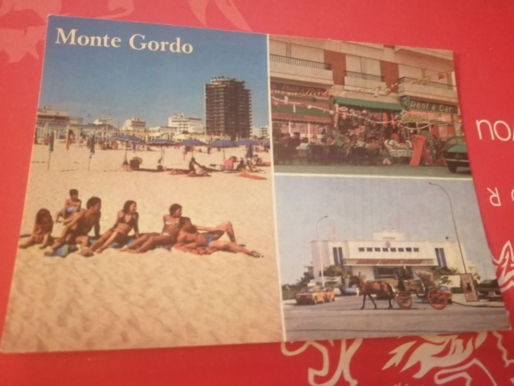 Bilhete Postal antigo | Monte Gordo (Algarve)