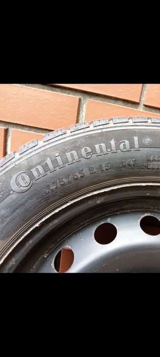 Koła zimowe Continental 175/65 R15 felga et43 (4x100) 4 szt.