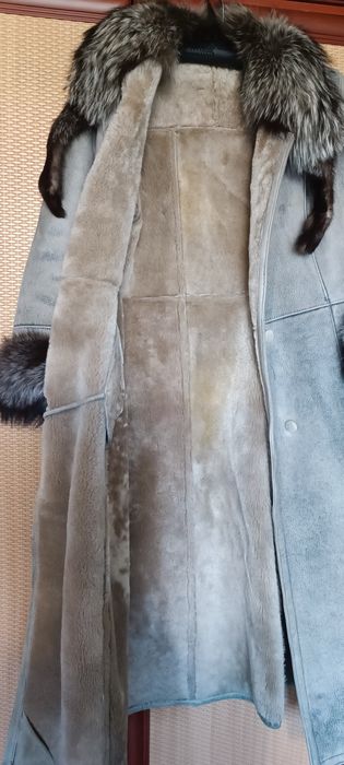 Пальто дублёнка длинная