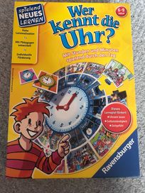 Gra w języku niemieckim Wer kennt die Uhr? Ravensburger 6-9 lat