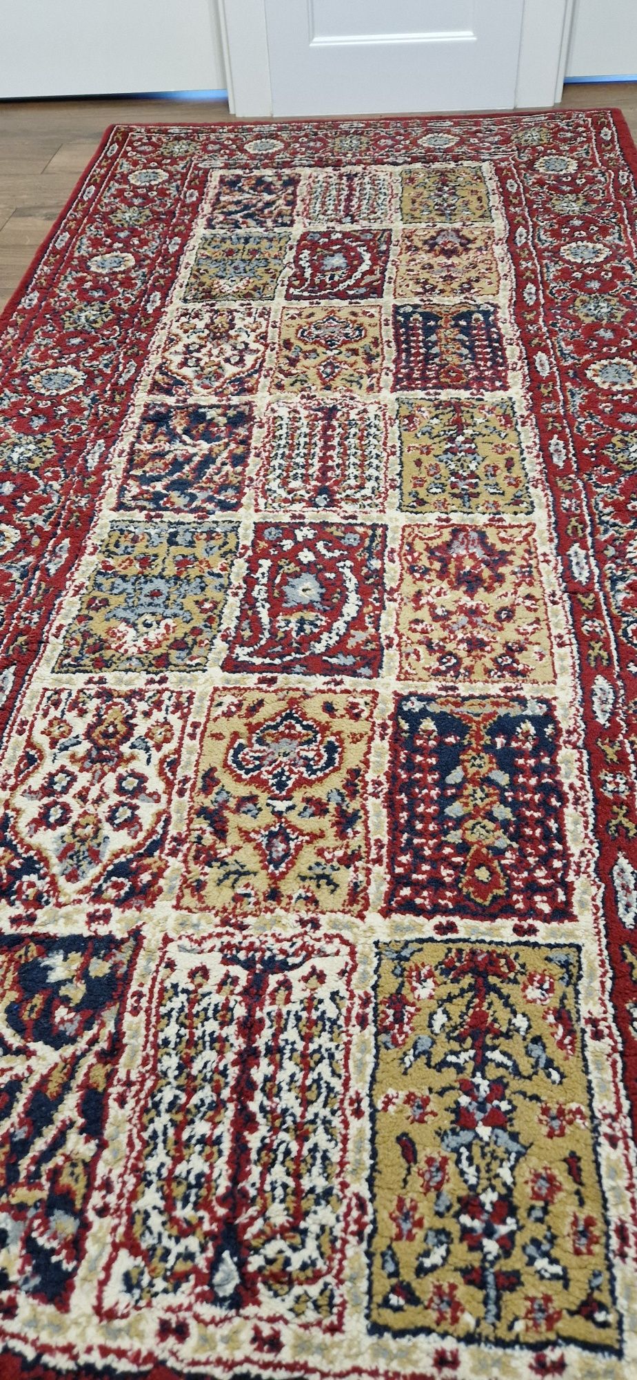 Dywan chodnik Ikea bordowy Valby Ruta 80x100