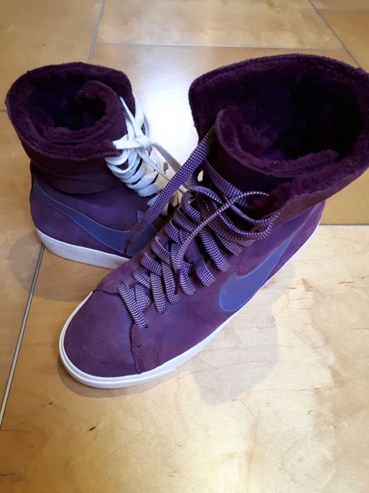 buty NIKE damskie z kożuszkiem rozmiar 38 Skórzane