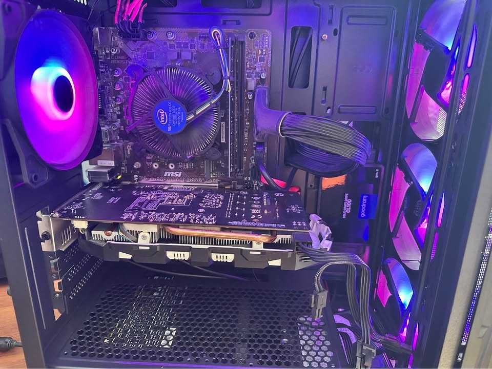 Komputer Gamingowy RGB i5-8400, gtx 1060 6GB, 16gb ram ddr4 ssd +hdd