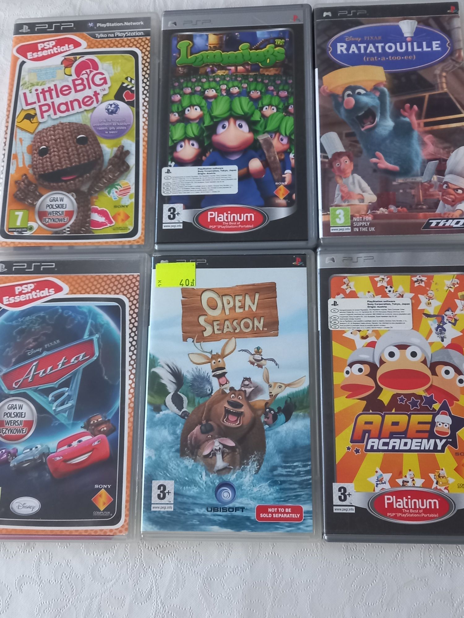 Gry na konsole PSP zestaw