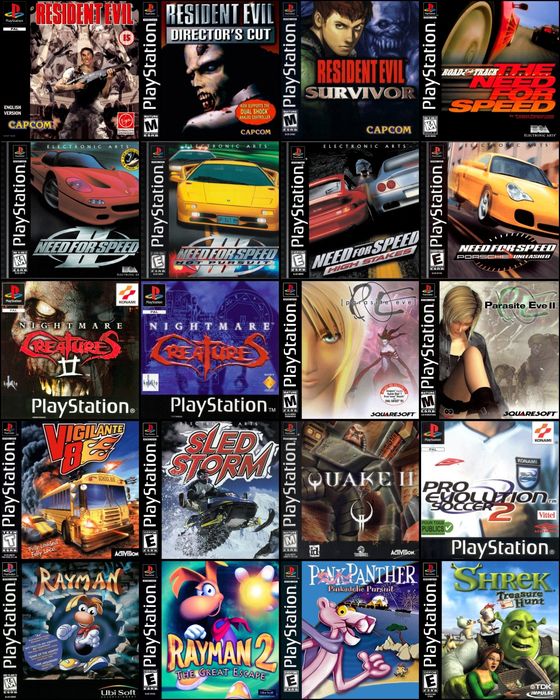 Нові Диски для PlayStation 1/PS1/PSone/ps1/пс1 - ТОПові  ігри.