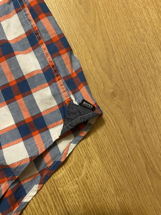 Сорочка чоловіча Boss розмір M slim fit оригінал рубашка мужская Boss