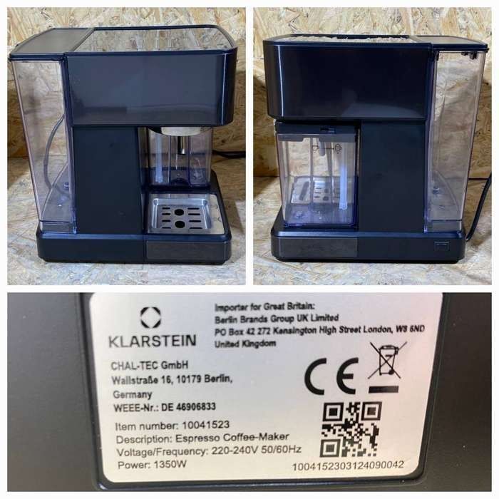 Кавоварка / кофемашина / кавовамашина Klarstein з Німеччини