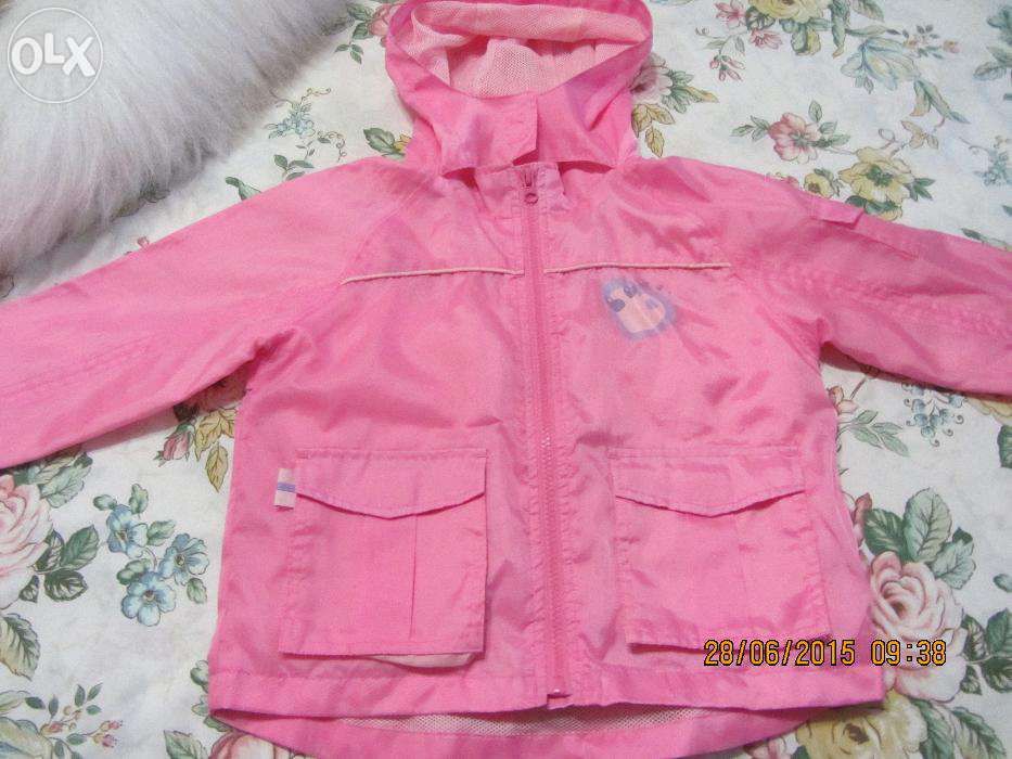 Курточка-ветровочка с капюшоном на девочку 4-5 лет