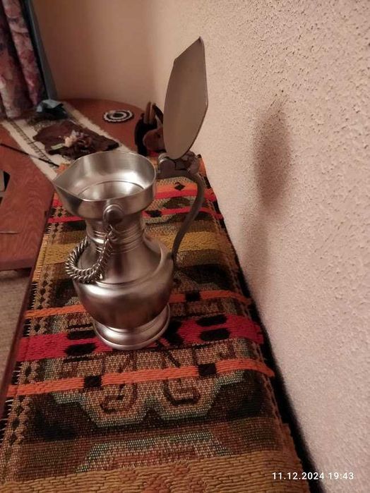 Глечик-Кувшин вінтажний для вина  з 95 % олова