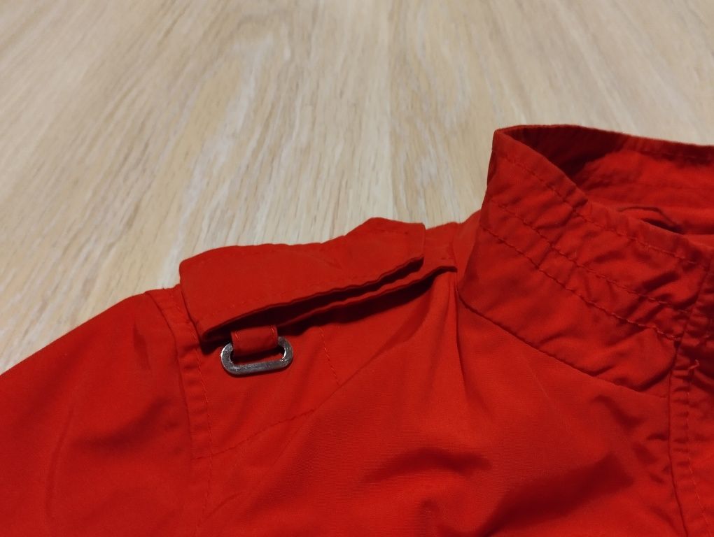 Czerwona kurtka przejściowa Zara Basic XL