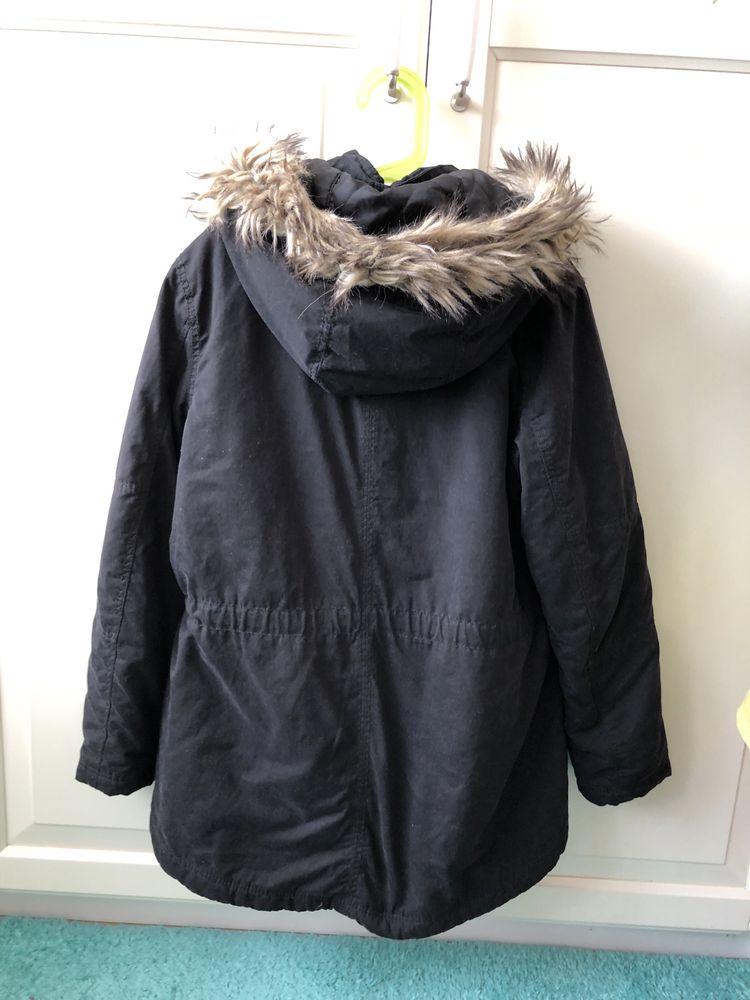 Kurtka kurteczka 146 152 h&m 10-11 parka 11-12 przejściowa