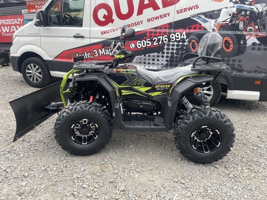 Quad Quady XTR FARMER 250 XXL 2025R *RATY* PŁUG GRATIS!! Super Oferta!