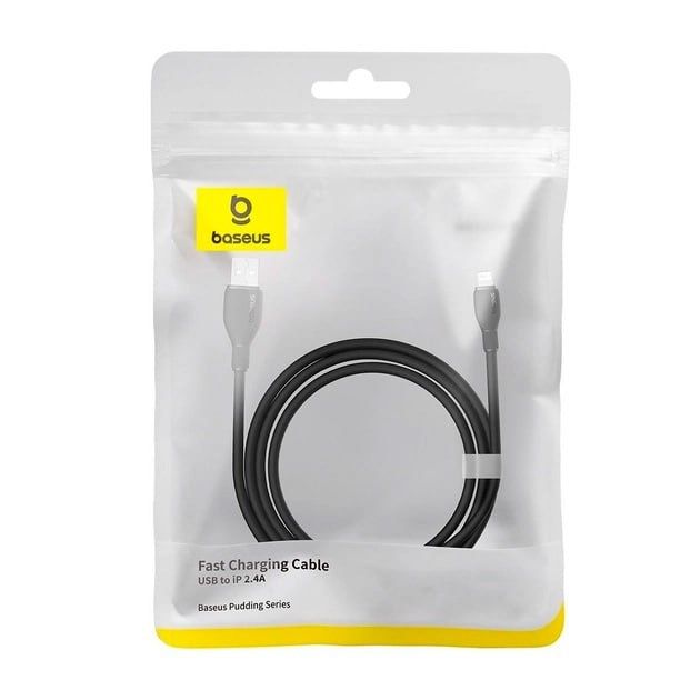 Кабель з чіпом Baseus 1.2M USB to Lightning 2.4A Швидка Зарядка iPhone