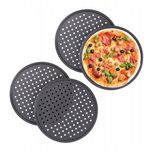 Tacka Do Pieczenia Pizzy Zestaw 4 Szt. Okrągła Forma Do Pizzy Tarty