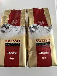 1кг Кава зерно та капучіно Swisso Свіссо Espresso Crema Kaffe Arabica