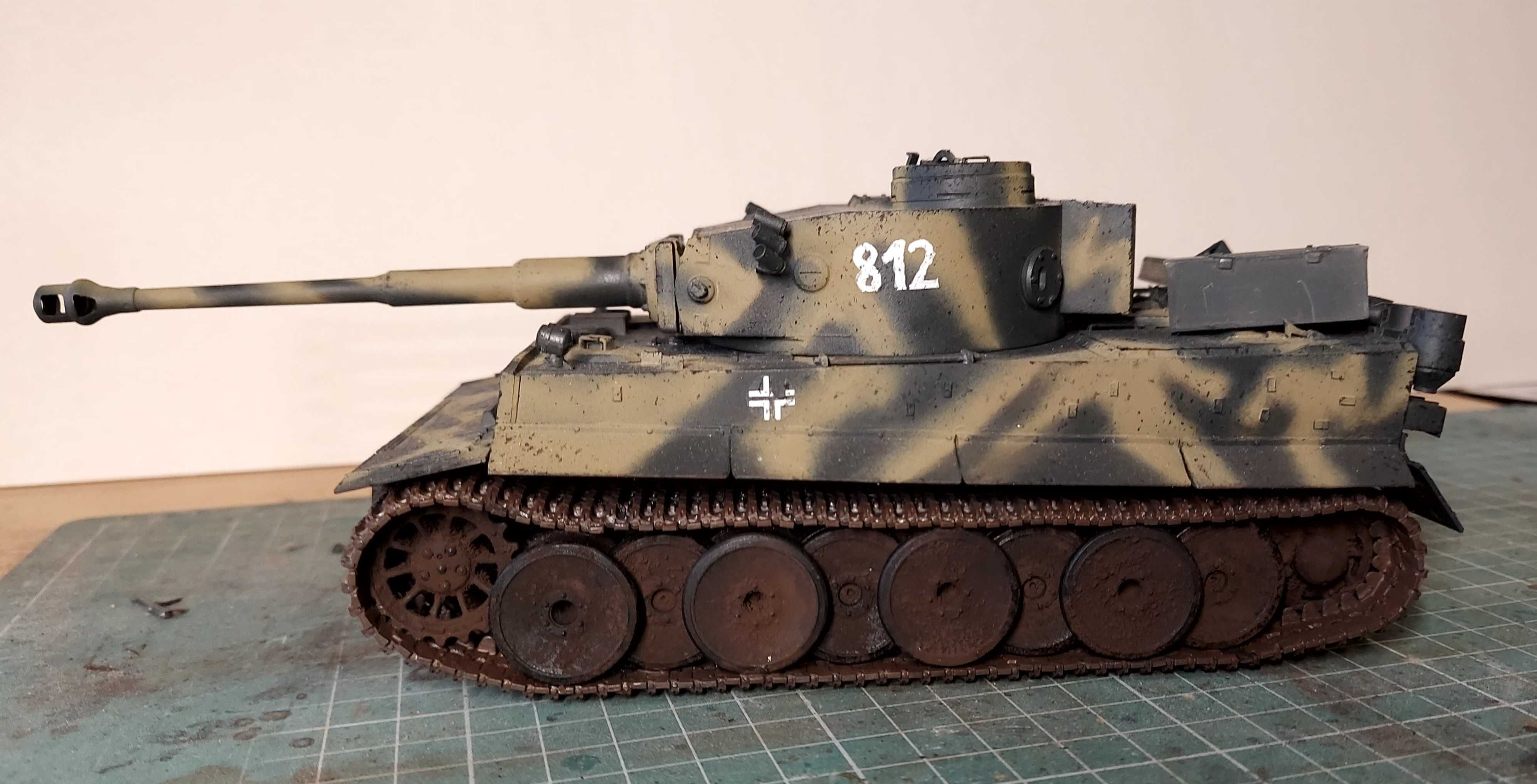 Tiger I  model złozony  1/35