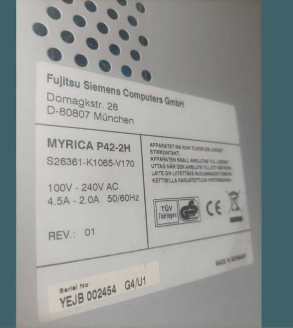 Fujitsu Siemens Myrica P42 2H srebrny uszkodzony