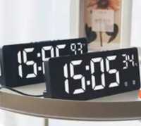 Светодиодные led часы с будильником и термометром