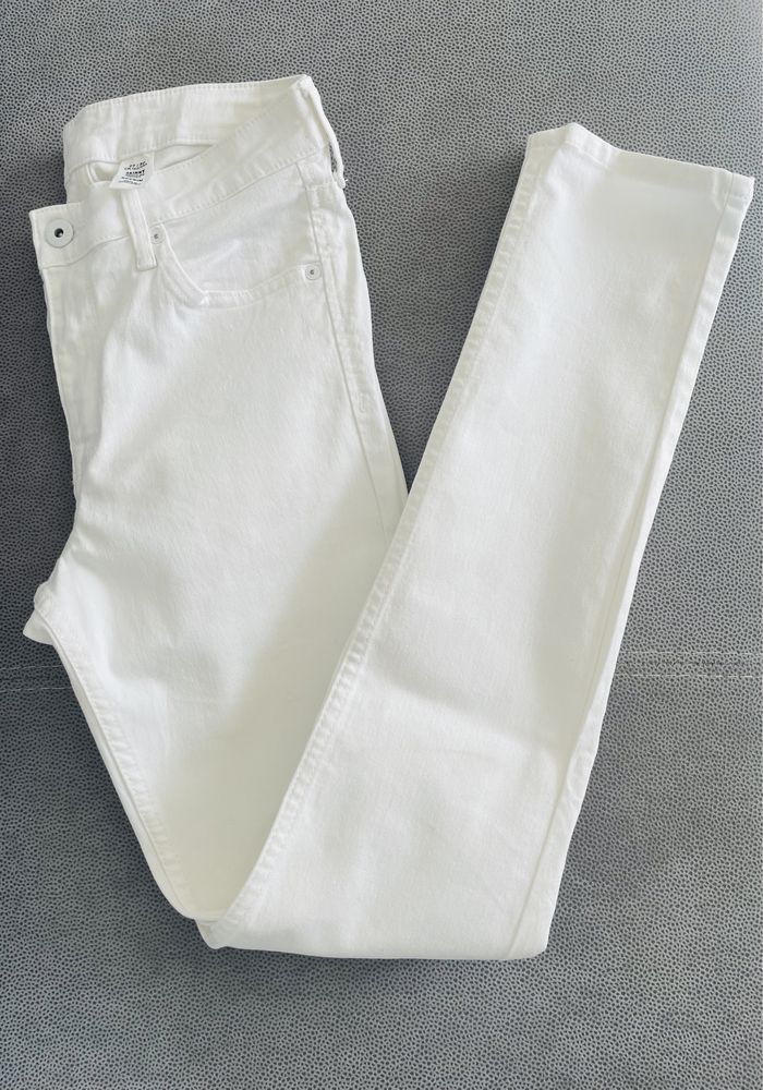 Białe  spodnie jeansowe damskie 27/30 DENIM