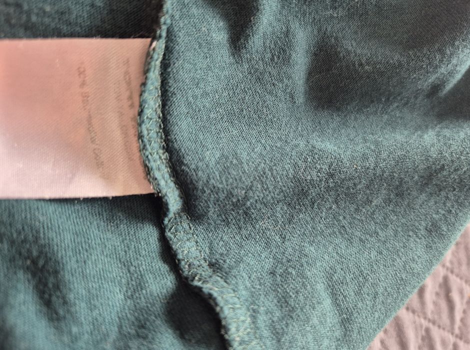 Tom Tailor koszulka damska bluzka tshirt bawełna S butelkowa zieleń