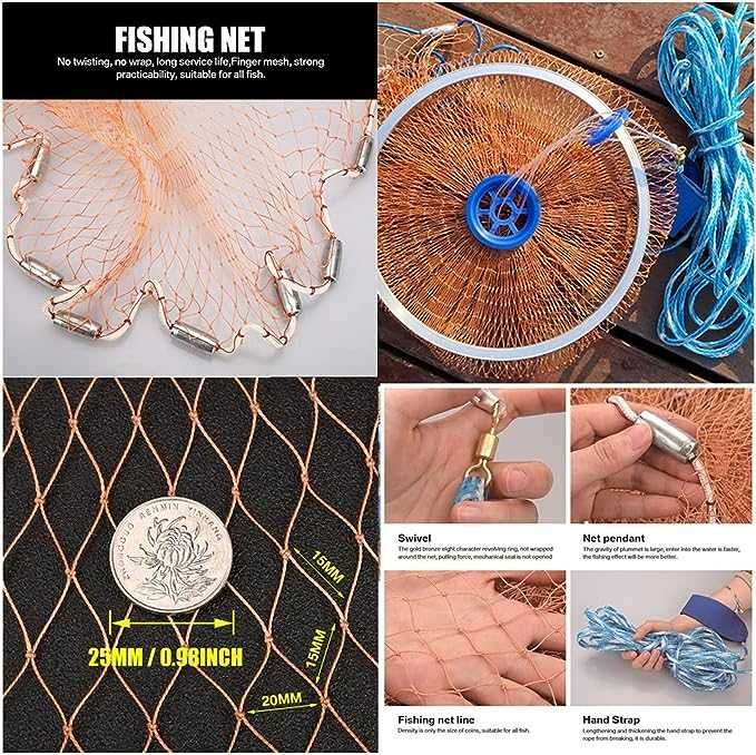 Nowy zestaw wędkarski / wędkarstwo /na ryby/ wędkowanie/siatka / 1320!