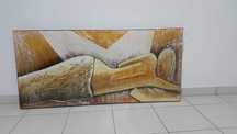 Tela 1.30 x 0.60 Pintada mão
