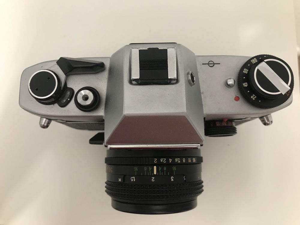 Aparat fotograficzny Kiev-19 wraz z oryginalnym futerałem