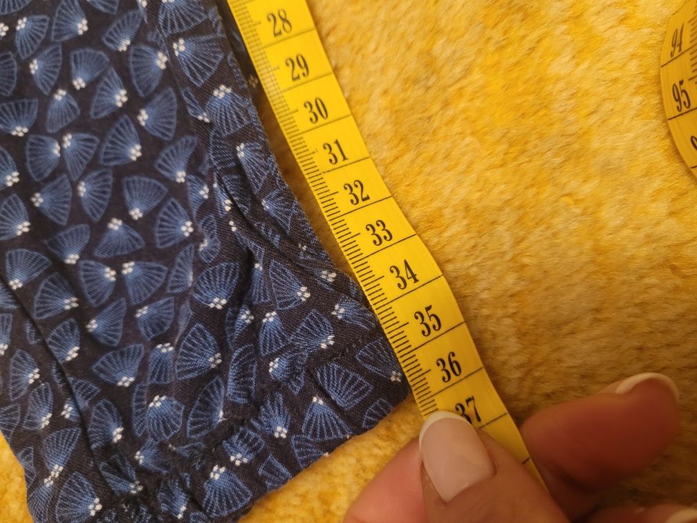 Spodnie wiskozowe letnie cienkie okaidi r 5a 110cm