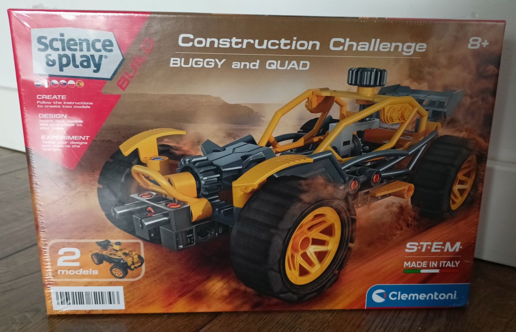 Nowe klocki Clementoni 2 pojazdy BUGGY i QUAD
