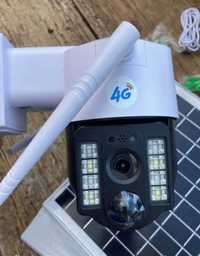 Якісна ip камера 4g сім картка автономна сонячна панель акумуляторна