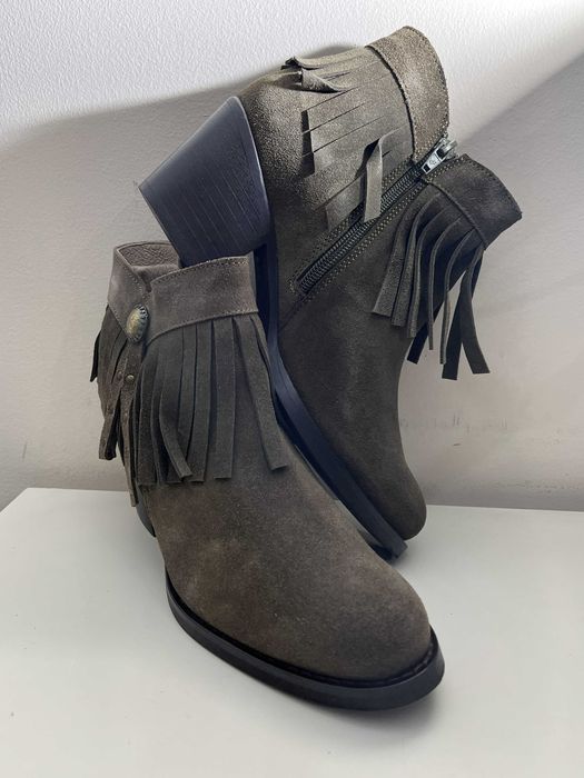 Bota c/ franja Verde Azeitona