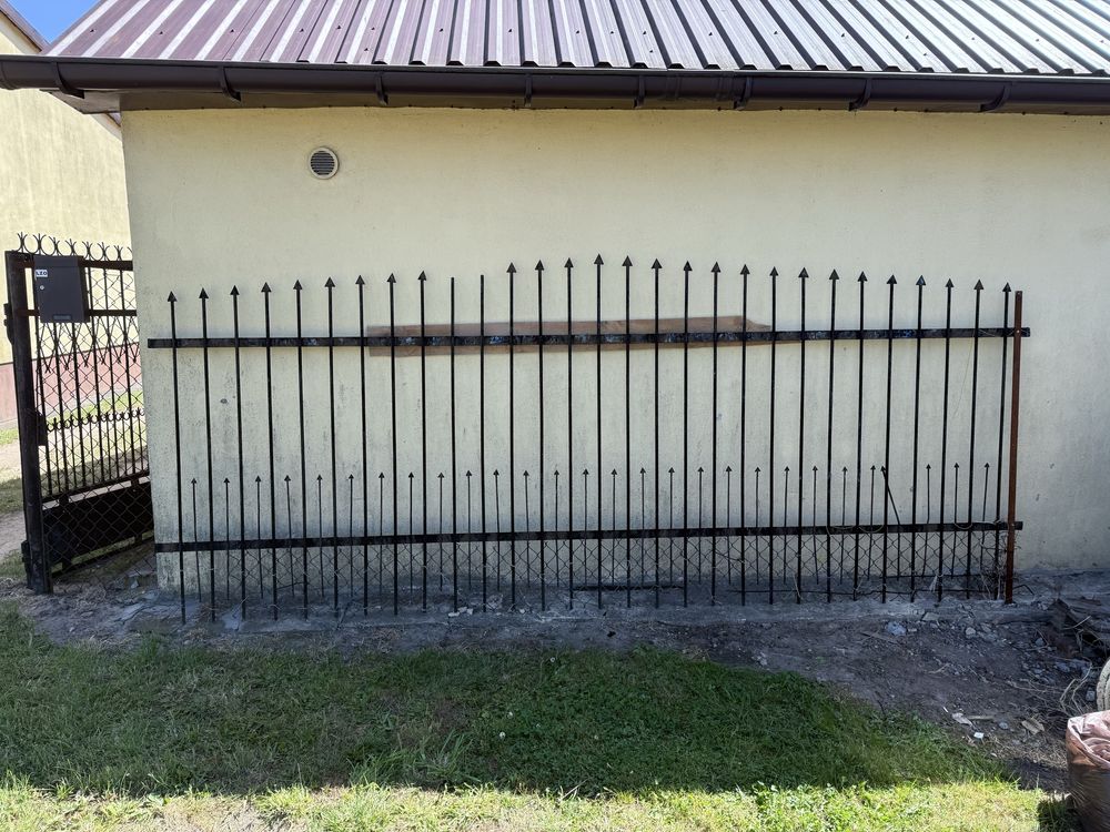 Przęsła ogrodzeniowe używane po demontażu dl 3,7m solidne