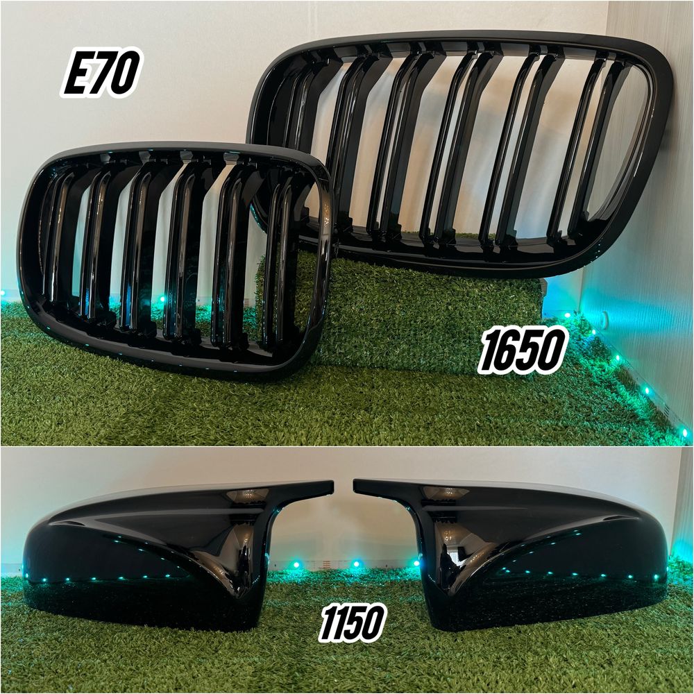 Накладки на зеркала е70, ноздрі е70
