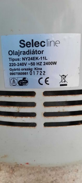 Grzejnik olejowy Selecline